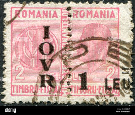 Romania Circa 1931 A Stamp Printed In The Romania Postage Due