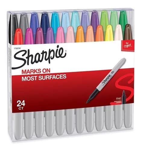 Marcador Permanente Sharpie 24 Plumones Colores Surtidos