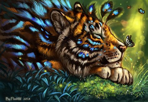 On Deviantart Tiger Art