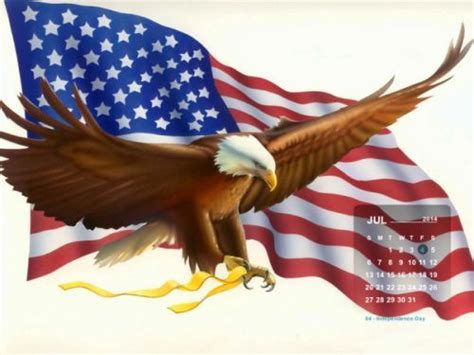 America July Th American Flag Clip Art American Flag Eagle Bald Eagle