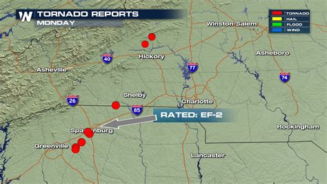 Nws Says Ef 2 Tornado Touched Down In Spartanburg South