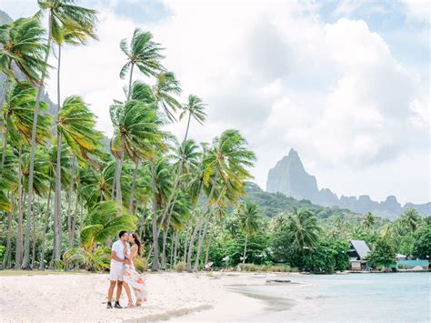 Natalie And Scott Honeymoon Moorea Island Paulina Cadoret