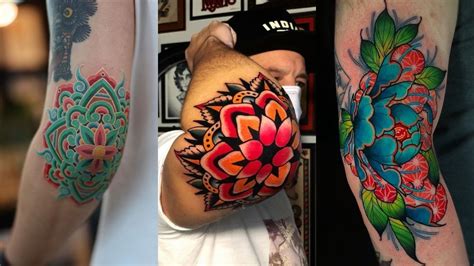 Traditional Elbow Tattoos