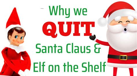 Why We Quit Santa And Elf On The Shelf Jesus Is The Reason Youtube