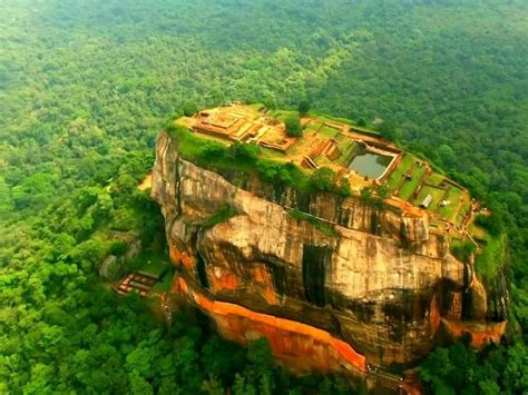 Sigiriya Rock — Ancient Rock Fortress In Sri Lanka South Pacific