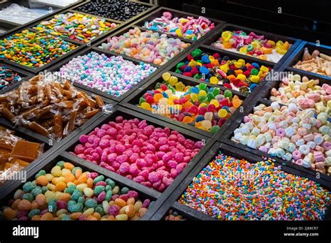 Pile Of Colorful Gummy Candies Jelly Candy Shop Stock Photo Alamy