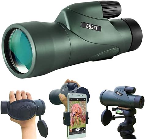 Gosky 12x55 High Definition Monocular Telescope And Quick Smartphone