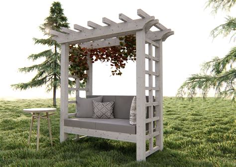 ARBOR BENCH Seat for outdoor gardens with pergola | Etsy