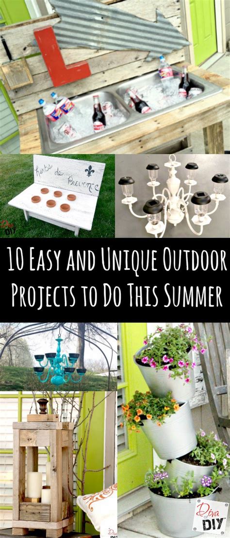 10 Easy And Unique Outdoor Projects To Do This Summer