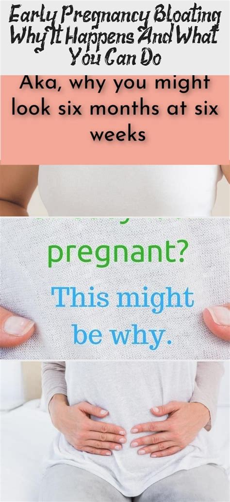 Early Pregnancy Sign Bloating Pregnancy Sympthom