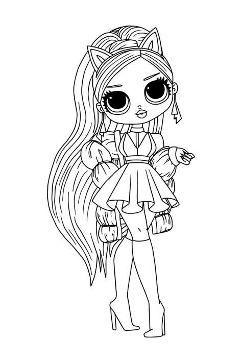 Lol Omg Dolls Coloring Pages To Print Shopmallmy