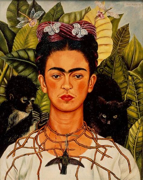 Self Portrait With Monkeys Frida Kahlo 1940 Frida Kahlo Paintings