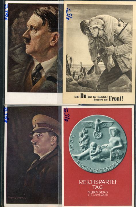 Lot Detail German 3rd Reich Propaganda Postcards Est 200 275