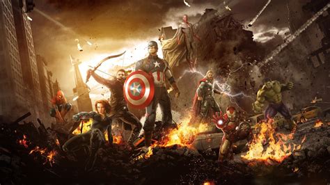 Avengers Fight Wallpapers Wallpaper Cave