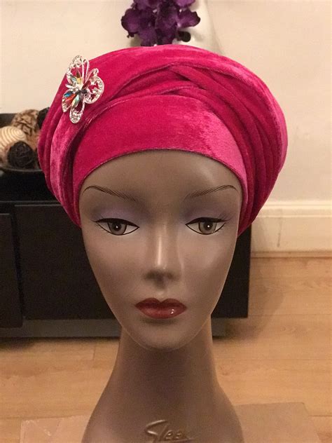These Beautiful Turban Is Custom Made And Easy To Wears And Wrap For A Trendy And Classy Look On