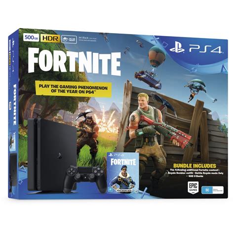It is bought along with the offical playstation. PlayStation 4 Slim 500GB Fortnite Battle Royale Bundle ...