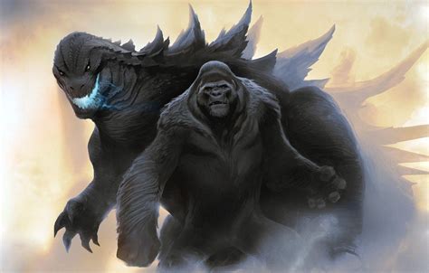 Fearsome monsters godzilla and king kong square off in an epic battle for the ages, while humanity looks to wipe out both of the creatures and take back the planet once and for all. Kong Vs Godzilla Wallpapers - Wallpaper Cave