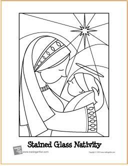 Doodle coloring free coloring coloring book pages coloring sheets zentangle stained glass flowers dover publications language of flowers picasa web albums. Stained Glass Nativity | Free Printable Coloring Page ...