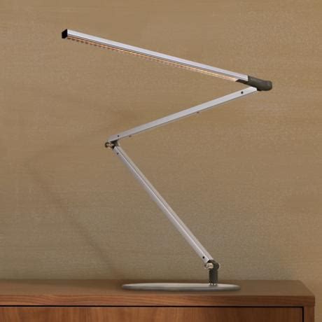 The led head tilts and will maintain the angle you need while the floating arm balances delicately on. Koncept Gen 3 Z-Bar Daylight LED Modern Desk Lamp Silver ...