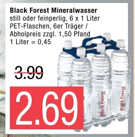 Black Forest Mineralwasser L Angebot Bei Marktkauf