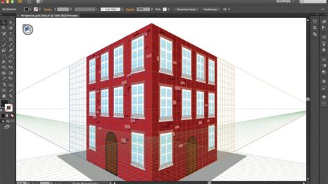Illustrator Perspective Grid Tool Isometric 3d Drawing Youtube