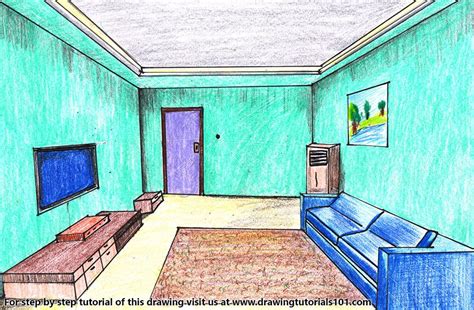 One Point Perspective Room Perspective Room One Point Perspective