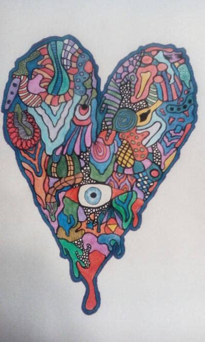 Trippy Heart By Slater San On Deviantart