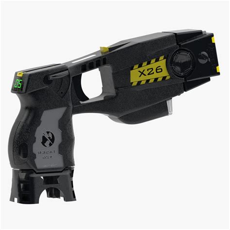 Police Issue X26 Taser 3d Model Turbosquid 1742575