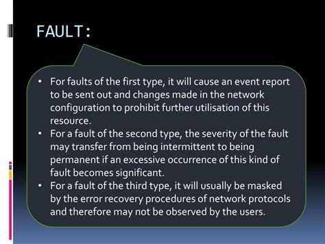 Ppt Fault Management Powerpoint Presentation Free Download Id3738304