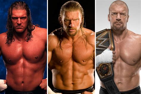 Wwe Legend Triple Hs Incredible Body Transformation Through Years From