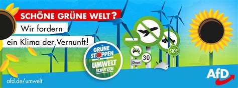 Grüne Stoppen Umwelt Schützen Afd Kreisverband Ingolstadteichstätt