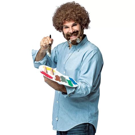 Adult Bob Ross Costume Accessory Kit Party City