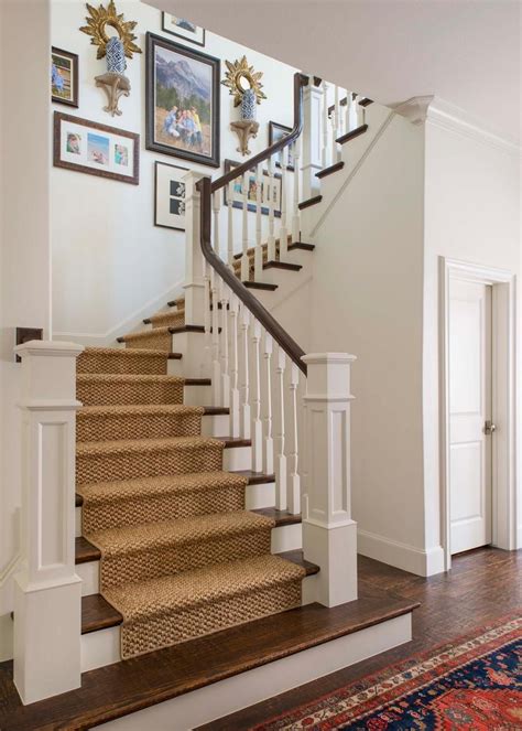 Colonial Home With Shiplap Walls Patriotic Elements Staircase Design