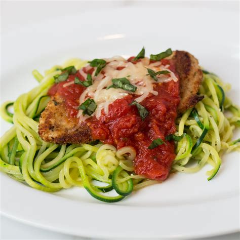Skinny Chicken Parmesan With Zoodles Laureen Loves