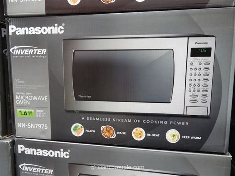 Unlike other microwave ovens, inverter technology delivers a seamless stream of cooking power, even at lower settings, for precision cooking that preserves the flavor and texture of. Panasonic 1.6 cu ft Stainless Steel Inverter Microwave Oven