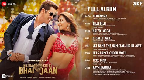 Kisi Ka Bhai Kisi Ki Jaan Full Album Salman Khan Pooja Hegde Venkatesh Daggubati Youtube