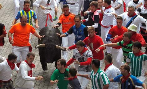 Likas sports complex organiser : San Fermin: Day 7 of the 2018 Running of the Bulls in ...