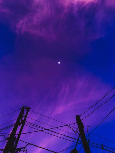 Purple Sky Sky Aesthetic Aesthetic Backgrounds Purple Aesthetic