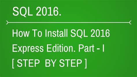 Install Sql Server 2016 Express Management Studio Signalgagas