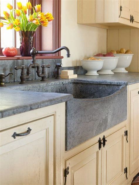 Cool Farmhouse Kitchen Sink Stone Design Kitchen Sink Design