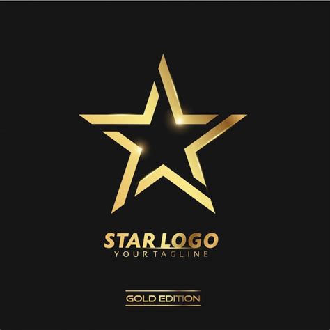 Premium Vector Gold Star Logo