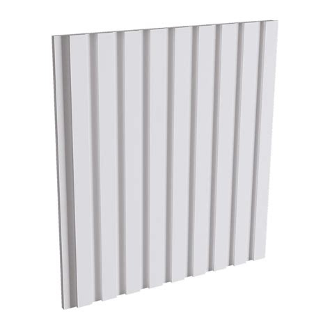 Polystyrene Dyi Slatted Wall 55 White Accent Z Sustainable Mouldings