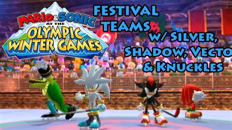 Mario Sonic At The Olympic Winter Games Festival Teams Playthrough YouTube