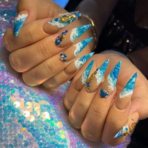 Best Nail Design Ideas For The Mermaid Lovers Polish And Pearls