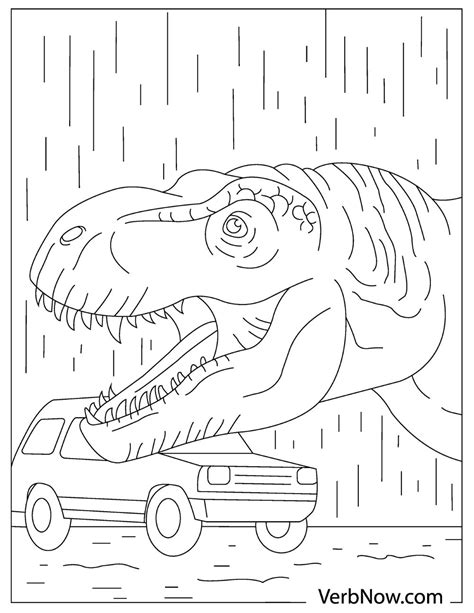 Jurassic World Coloring Book Coloring Pages