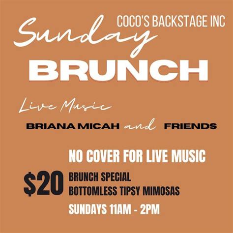 Sunday Brunch With Live Music In Nashville At Cafe Coco