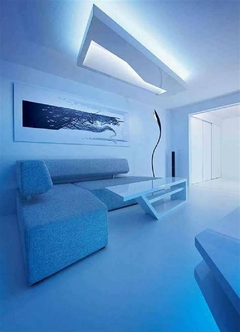 La Sala White Apartment Modern Apartment Design Futuristic Interior