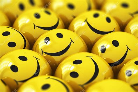 Happy Yellow Smileys Stock Photo By ©scanrail 47218435