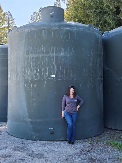 10000 Gallon Vertical Water Storage Tank 144d X 161h