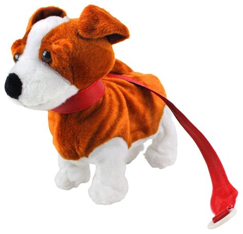 Dancing Puppy Terrier Puppy Walk Along Toy Stuffed Plush Dog